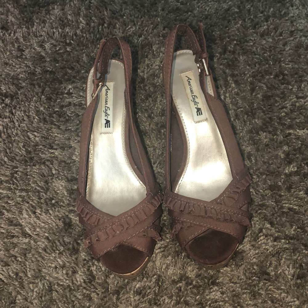 American Eagle by Payless Cork Wedge - Picture 3 of 10